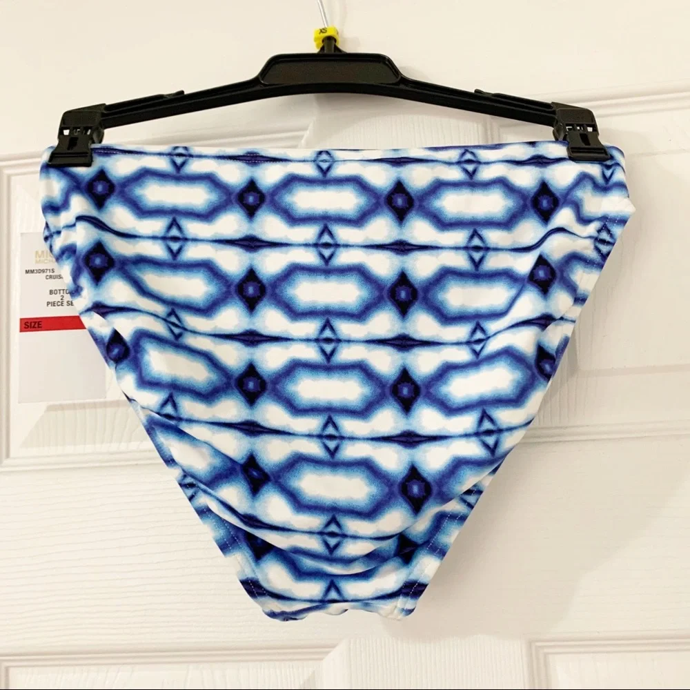 Michael Kors Bikini Set two piece blue and white XS